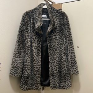 Calvin Klein Faux Fur Jacket